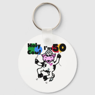 Chaveiro Vaca santamente eu sou 50 camisetas e presentes