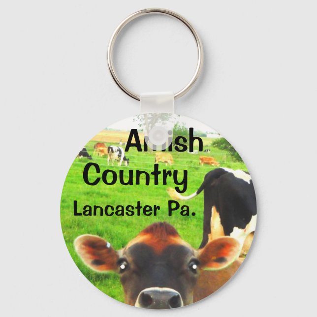 Chaveiro Vacas Amish Country! Lancaster (Frente)