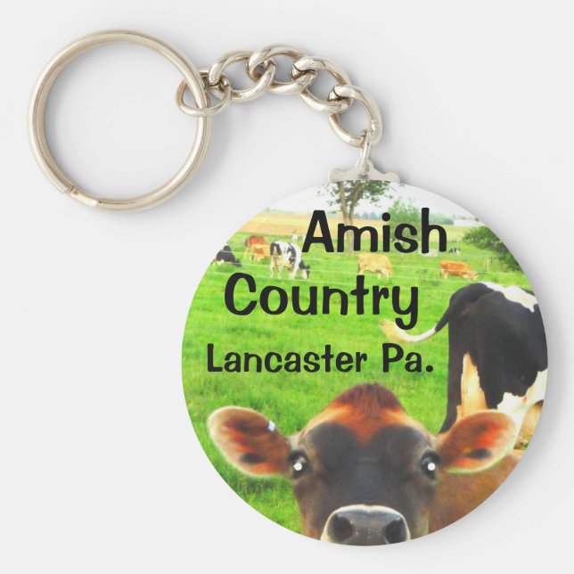 Chaveiro Vacas Amish Country! Lancaster (Frente)