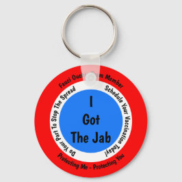 Chaveiro Vacinação Fauci Ouchie Eu Peguei O Jab