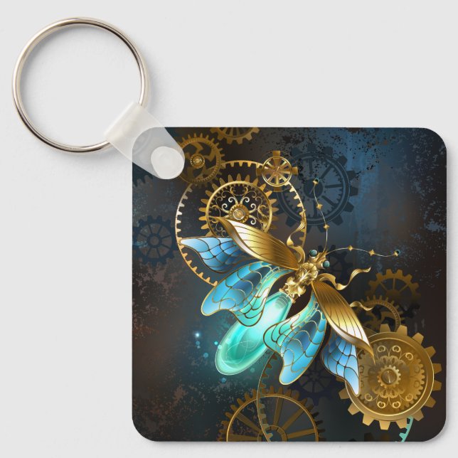 Chaveiro Vaga-lume Steampunk (Frente)