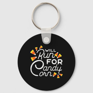 Chaveiro Vai Correr para o Candy Corn Marathon Halloween En