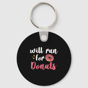 Chaveiro Vai Correr Por Donuts - Motivação Vida Fitness