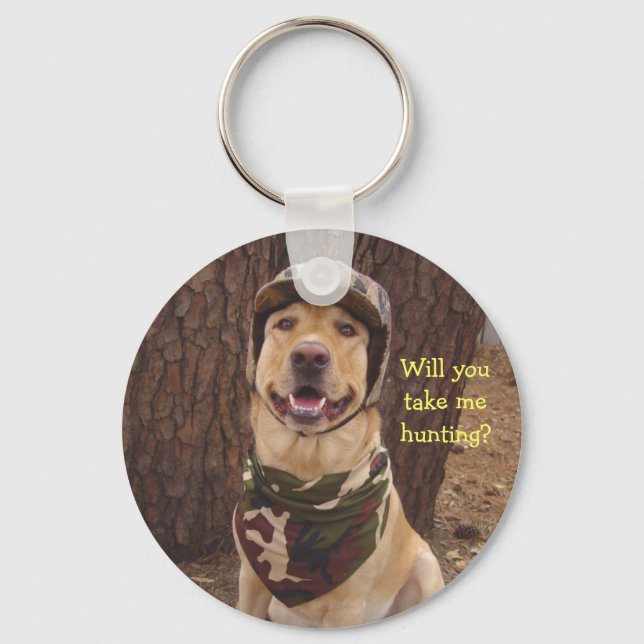 Chaveiro Vai Me Levar À Caça? (Frente)