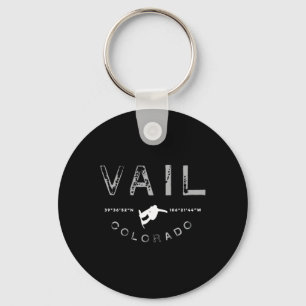Chaveiro Vail Colorado Graphic Vintage Snowboard T