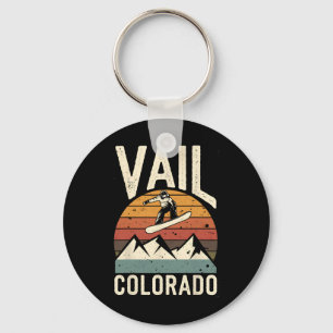 Chaveiro Vail Colorado Snowboard Vintage Snowboard Monte