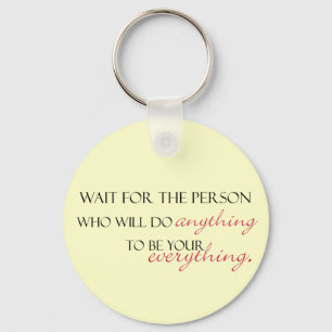 Chaveiro Vale a pena esperar