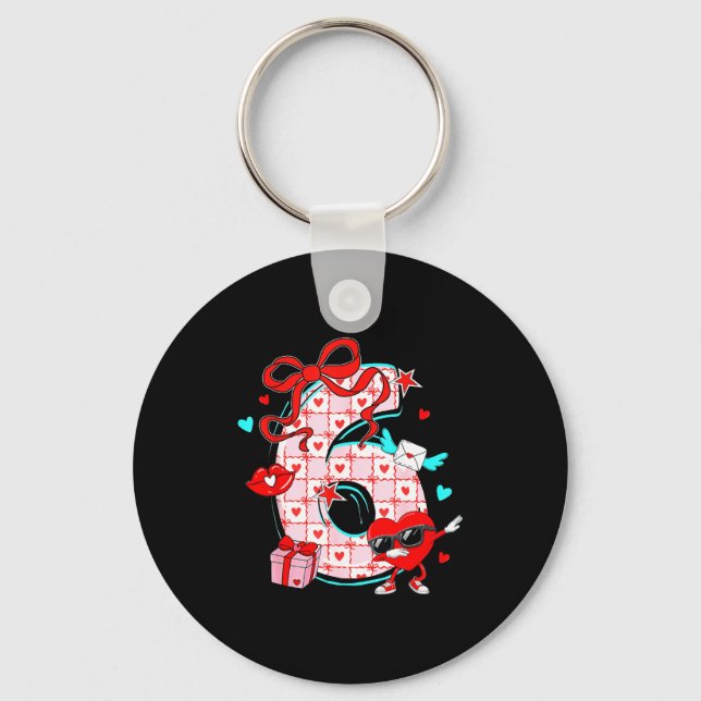 Chaveiro Valentine 67 Seis Sete Meme Corações Dabbing Combi (Frente)