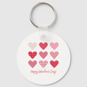 Chaveiro Valentine Day 2023 Sweet Red Hearts