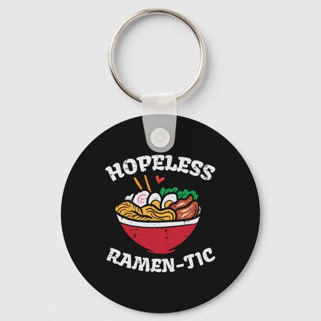 Chaveiro Valentine Day Sem Esperança Ramen Tic Comidas Japo (Frente)