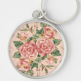 Chaveiro Valentine's Day, Beautiful Pink Roses Flowers
