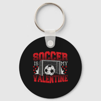 Chaveiro Valentines Day Soccer Is My Valentine Comfort Colo