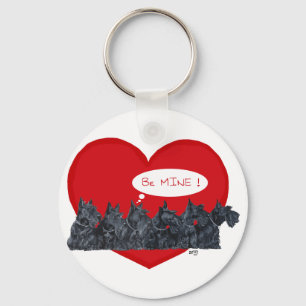 Chaveiro Valentines dos Terriers Escoceses