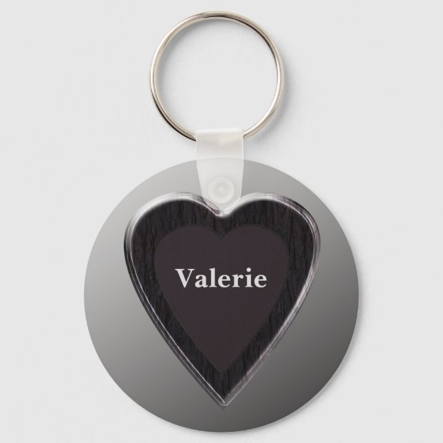 Chaveiro Valerie Heart Keychain por 369MyName (Frente)