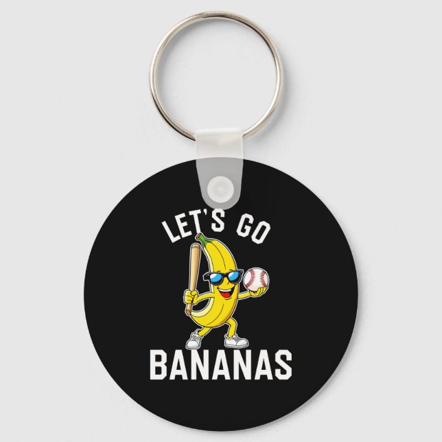 Chaveiro Vamos de manga longa de banana  (Frente)