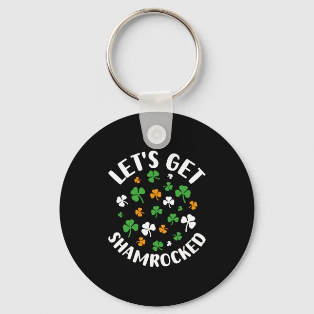 Chaveiro Vamos Envergonhar Ruas Engraçadas Dia de Patrick (Frente)