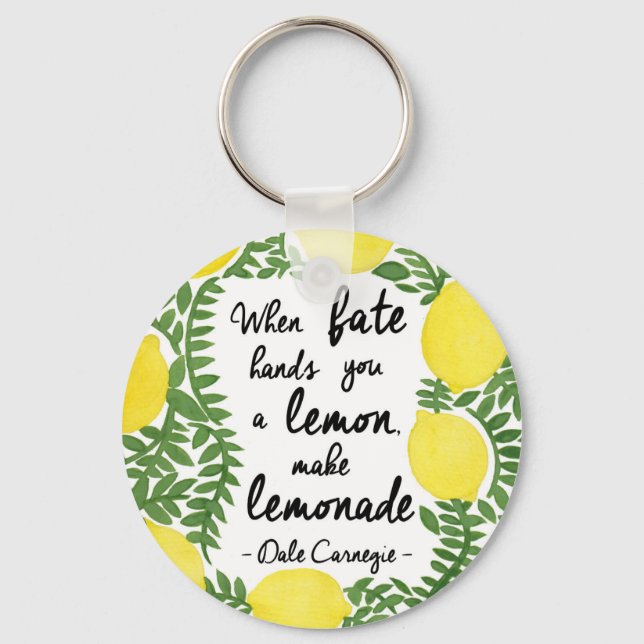 Chaveiro Vamos Fazer Limonada (Frente)