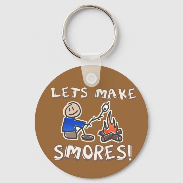 Chaveiro Vamos fazer S'mores! (Frente)