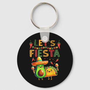 Chaveiro Vamos Fiesta Avocado E Tacos Cinco De Mayo