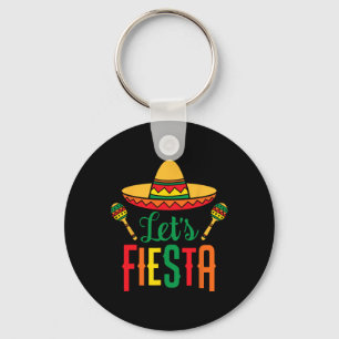 Chaveiro Vamos Fiesta Cinco De Mayo Mexicano Guitar Sombrer