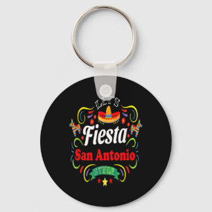 Chaveiro Vamos Fiesta Shirt Bebendo Party San Antonio Cinc