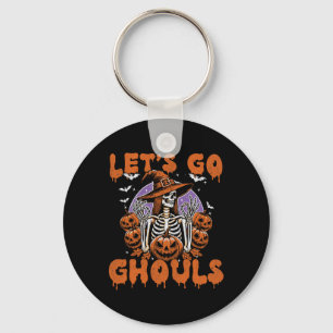 Chaveiro Vamos Ghouls Bruxa Retrô Figurino De Halloween Par