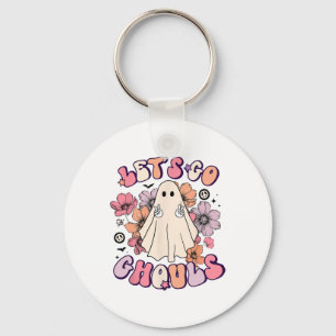 Chaveiro Vamos Go Ghouls Retro Halloween Bychelorette Brida