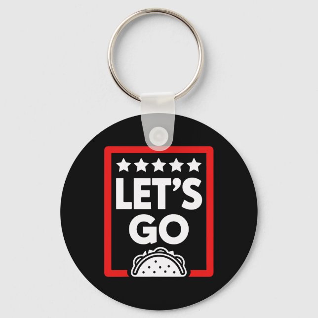 Chaveiro Vamos Go Taco Shirts (Frente)