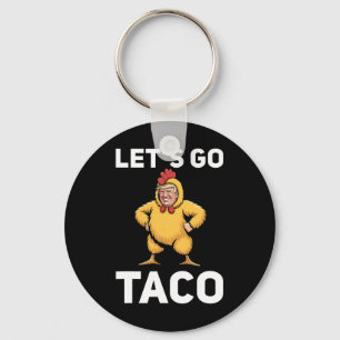Chaveiro Vamos Lá Taco Engraçado Trump Frango Terno Engraça