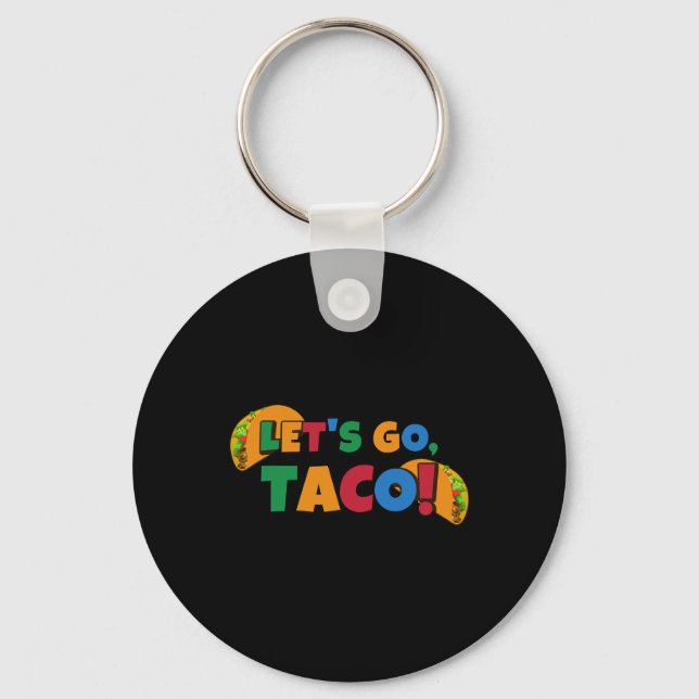 Chaveiro Vamos Lá Taco' Frango Trump Tarifa 1  (Frente)