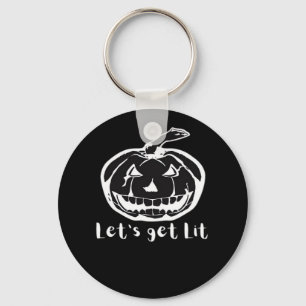 Chaveiro Vamos Obter Pumpkin De Dia de as Bruxas engraçado