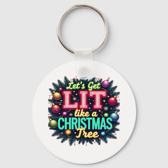 Chaveiro Vamos Sai - Engraçado Toque de Natal (Frente)