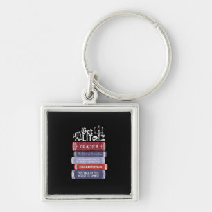 Chaveiro Vamos Sai - Vintage Horror Book Lover Bookworm