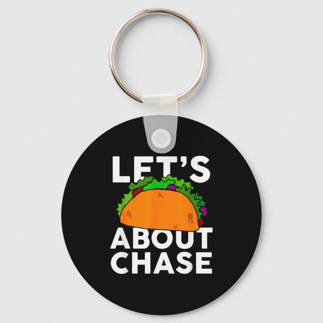 Chaveiro Vamos Taca Sobre Camisa Do Nome Chase Presente Tac (Frente)