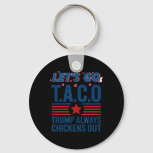 Chaveiro Vamos Vai Taco Trump Sempre Fala Engraçado
