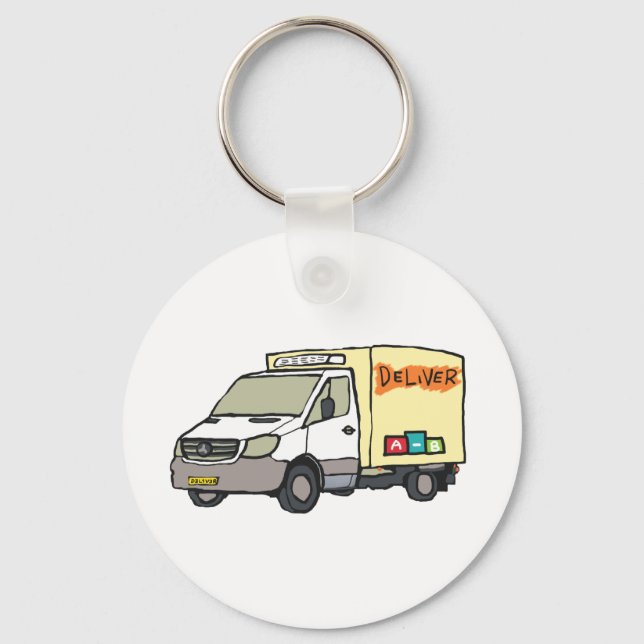 Chaveiro Van de Entrega (Frente)