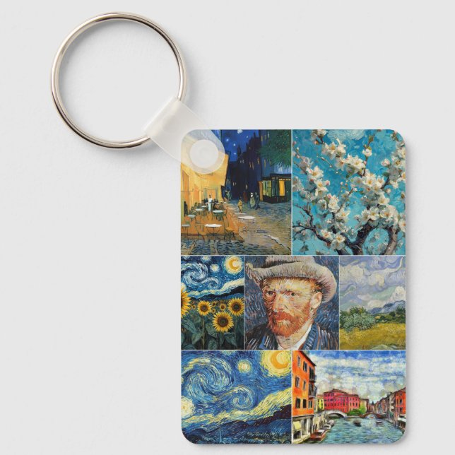 Chaveiro Van Gogh Fine Art Collage (Frente)