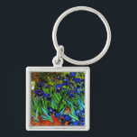 Chaveiro Van Gogh - Irrises<br><div class="desc">A famosa pintura floral de Vincent van Gogh,  Irrises.</div>