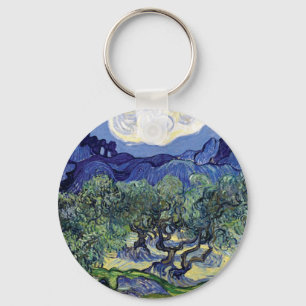 Chaveiro Van Gogh - Oliveiras numa Paisagem Montanhosa