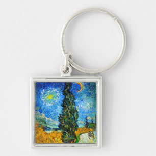 Chaveiro Van Gogh Road com Cypress e Star