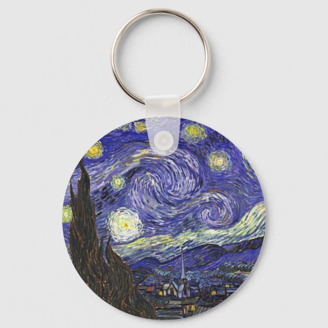 Chaveiro Van Gogh Starry Night (Frente)