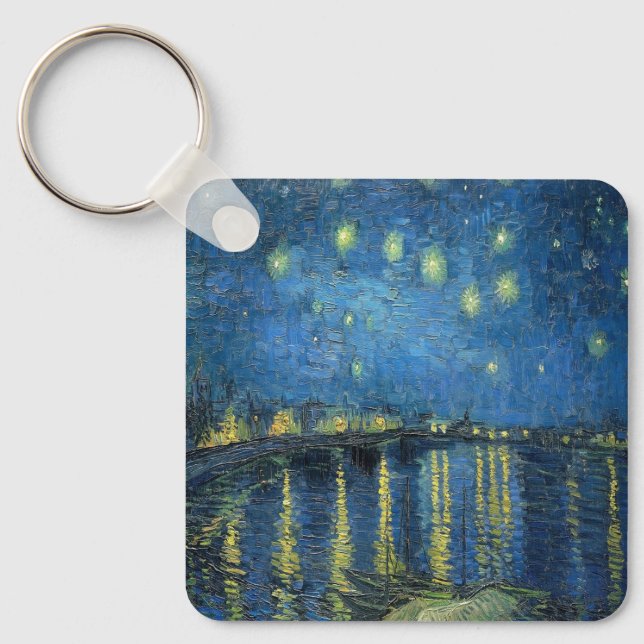 Chaveiro Van Gogh Starry Night Over the Rhone (Frente)