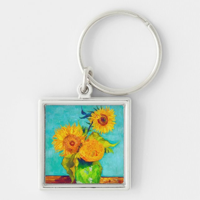 Chaveiro Van Gogh Sunflower  (Frente)