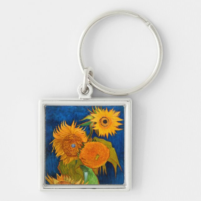 Chaveiro Van Gogh Sunflowers (Frente)