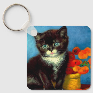 Chaveiro Van Gogh Tuxedo Cat