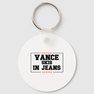 Chaveiro Vance Esquia de Jeans Esquiar Divertido Anti Jd Va