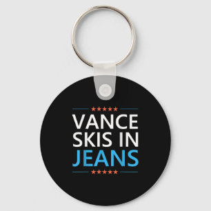 Chaveiro Vance Skis Em Jeans Engraçado Esqui Jd Vance Ski Q
