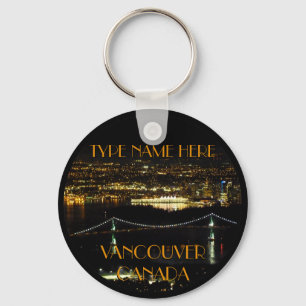 Chaveiro Vancouver Canada Key Chain Personalization Souveni