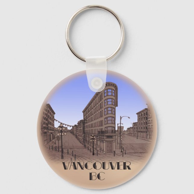 Chaveiro Vancouver Canada Key Chain Vancouver Souvenirs (Frente)