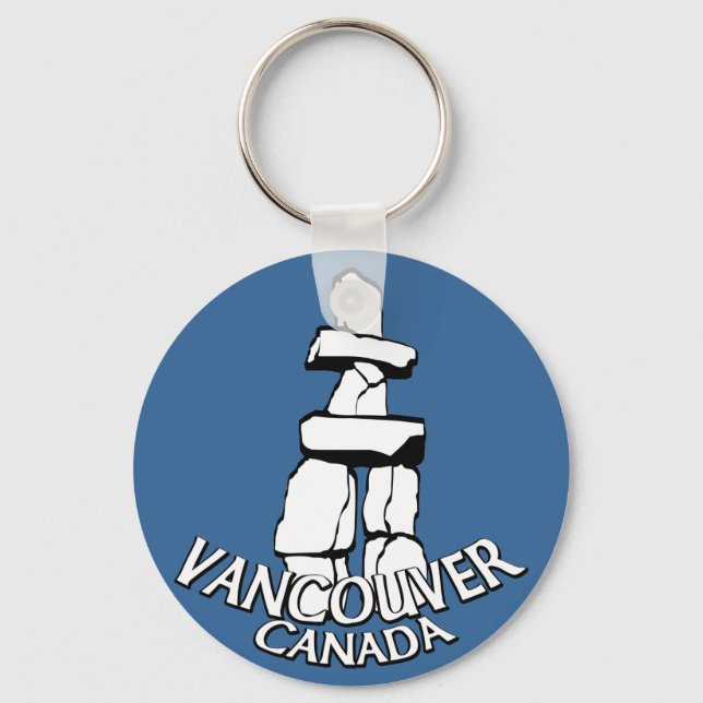 Chaveiro Vancouver Canada Key Chain Vancouver Souvenirs (Frente)